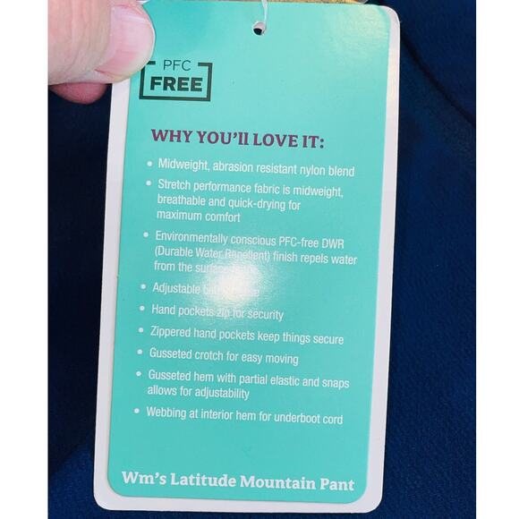 NWT Marmot Latitude Mountain Pant - Women's Size 14‎ - In Arctic Navy - Picture 13 of 14